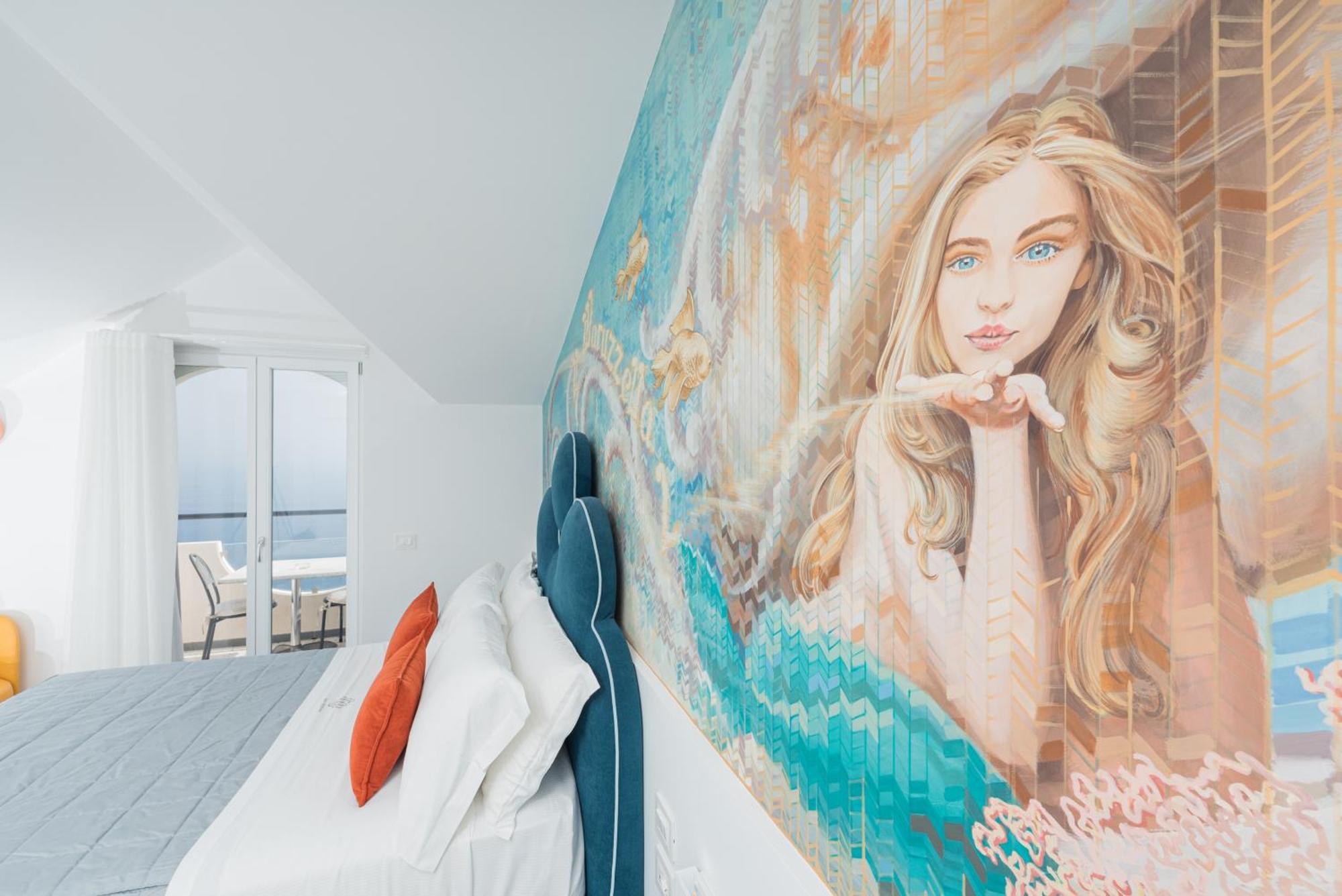 Albergo Dipinto Baccofurore Furore Exterior foto