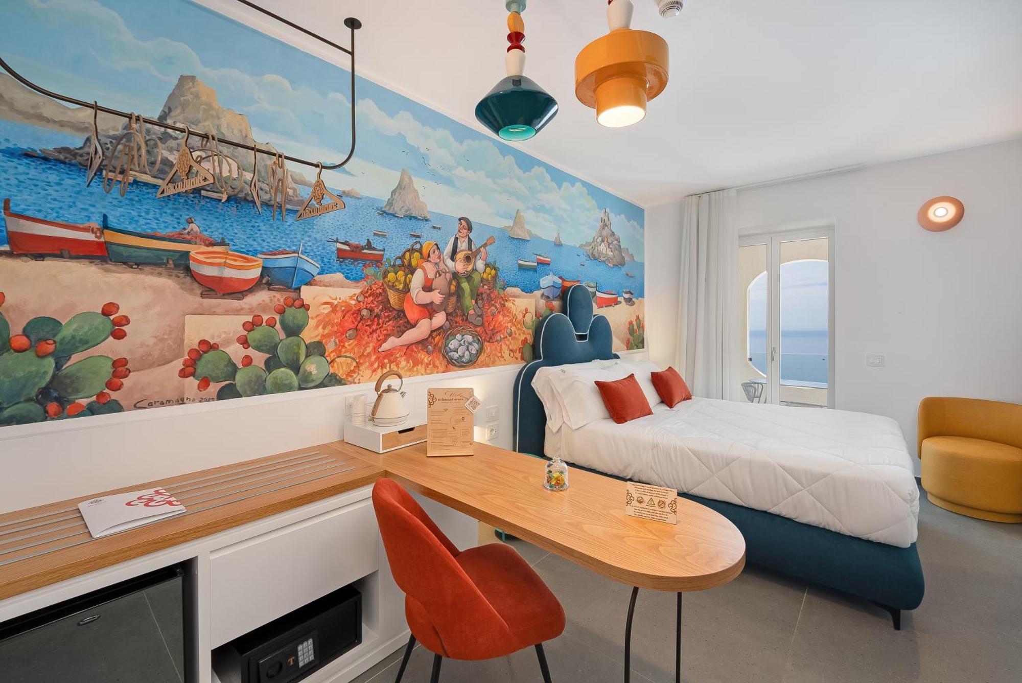 Albergo Dipinto Baccofurore Furore Exterior foto